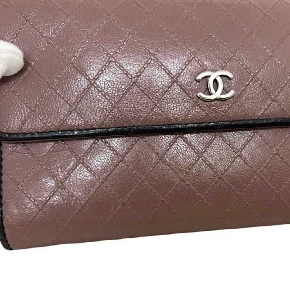 CHANEL Black Leather Logo Wallet - Picture 9 of 11